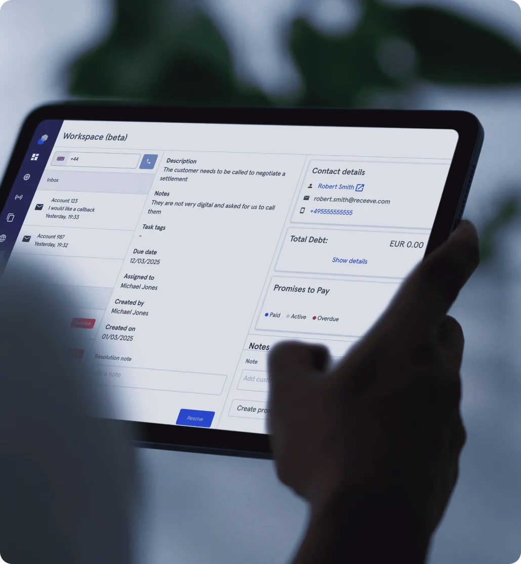 Receive illustration